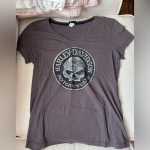 Harley-Davidson Gray Skull Womens M